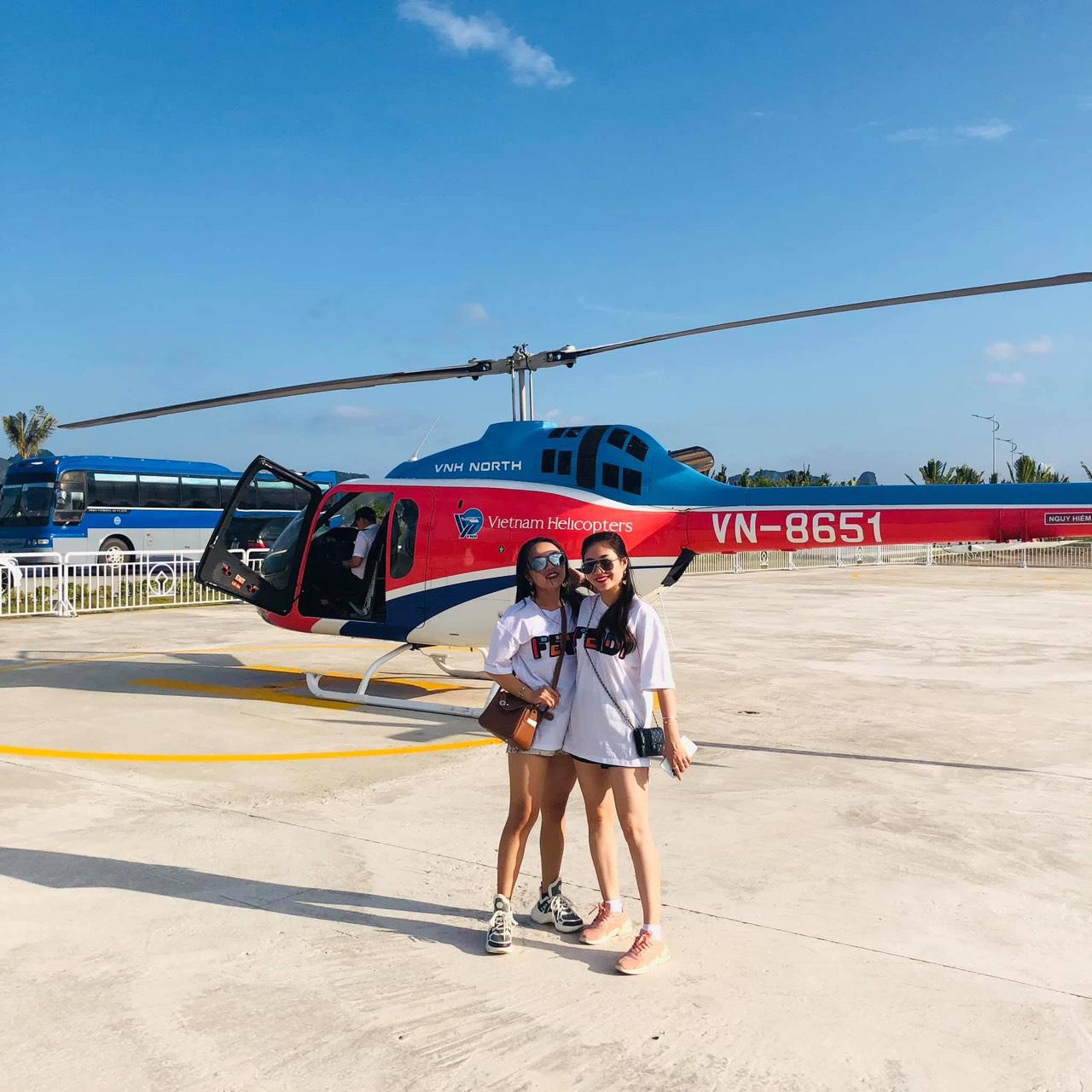 Charter Bell 505 Helicopter to Ha Long Bay from Hanoi