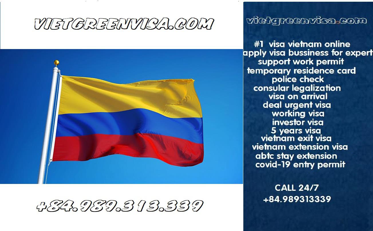 How do citizens of Colombia apply for Vietnam Visa