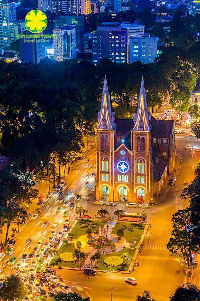 Saigon Notre Dame Cathedral-The famous building is at than 150 years old.