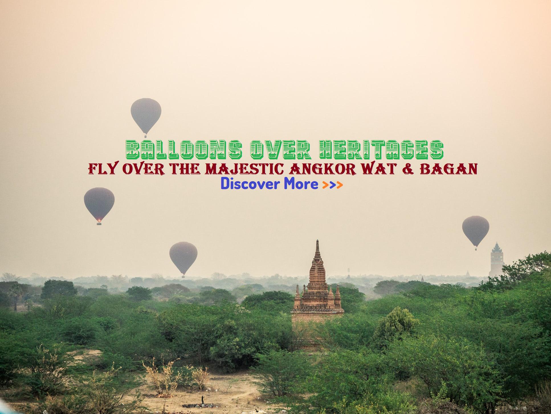 Angkor Stunning Hot Air Balloon tour 30 Mins